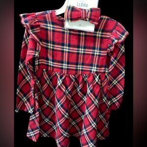 Baby Girl Plaid dress size 24 months